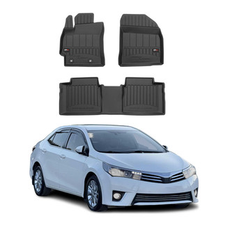 OMAC® - Premium 1st & 2nd Row Black Floor Mat Set