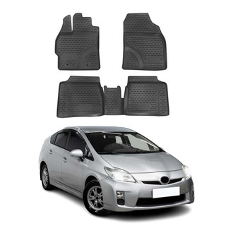 OMAC® - Classic 1st & 2nd Row Black Floor Mat Set