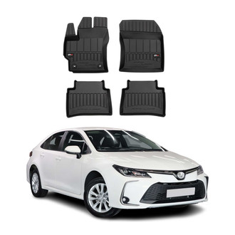 OMAC® - Premium 1st & 2nd Row Black Floor Mat Set