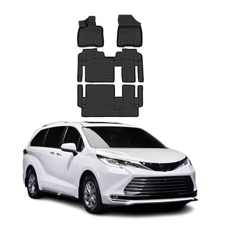 OMAC® - Classic 1st & 2nd Row Black Floor Mat Set