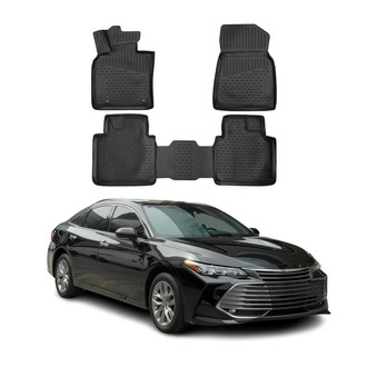 OMAC® - Classic 1st & 2nd Row Black Floor Mat Set