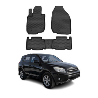 OMAC® - Classic 1st & 2nd Row Black Floor Mat Set