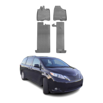 OMAC® - Classic 1st & 2nd Row Gray Floor Mat Set