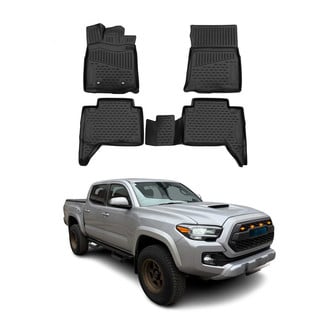 OMAC® - Classic 1st & 2nd Row Black Floor Mat Set
