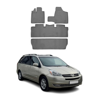 OMAC® - Classic 1st & 2nd Row Gray Floor Mat Set