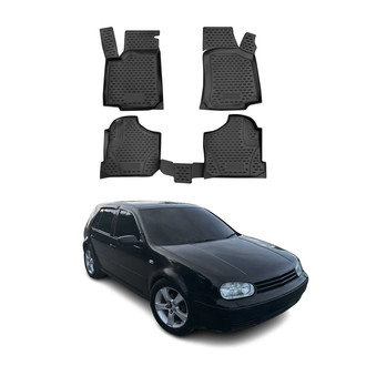 OMAC® - Classic 1st & 2nd Row Black Floor Mat Set