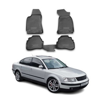 OMAC® - Classic 1st & 2nd Row Black Floor Mat Set