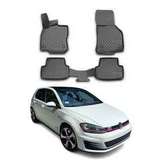 OMAC® - Classic 1st & 2nd Row Black Floor Mat Set