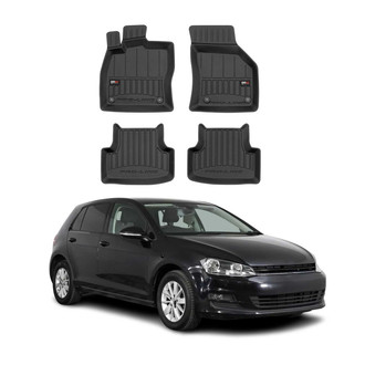OMAC® - Premium 1st & 2nd Row Black Floor Mat Set