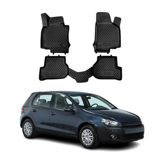 OMAC® - Classic 1st & 2nd Row Black Floor Mat Set