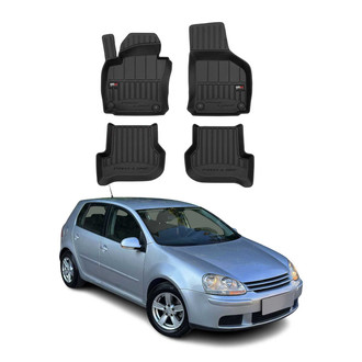 OMAC® - Premium 1st & 2nd Row Black Floor Mat Set