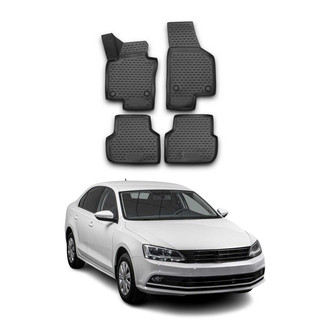 OMAC® - Classic 1st & 2nd Row Black Floor Mat Set