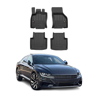 OMAC® - Premium 1st & 2nd Row Black Floor Mat Set