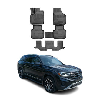 OMAC® - Classic 1st & 2nd Row Black Floor Mat Set