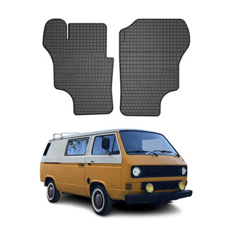 OMAC® - Classic 1st & 2nd Row Black Floor Mat Set