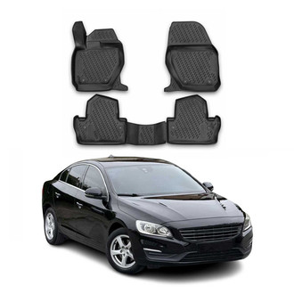 OMAC® - Classic 1st & 2nd Row Black Floor Mat Set