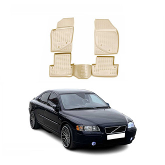 OMAC® - Classic 1st & 2nd Row Beige Floor Mat Set