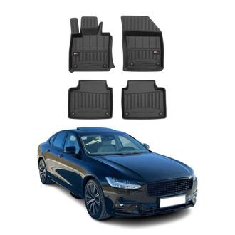 OMAC® - Premium 1st & 2nd Row Black Floor Mat Set