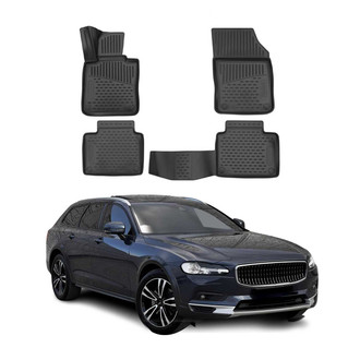 OMAC® - Classic 1st & 2nd Row Black Floor Mat Set