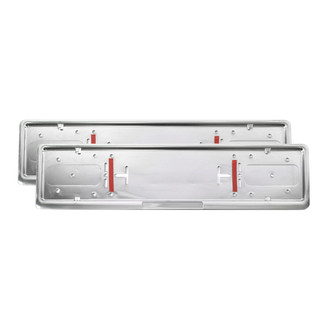 OMAC® - Chrome License Plate Frame Tag Holder