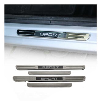 OMAC® - Illuminated Polished Door Sill Covers with Sport Logo