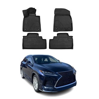 OMAC® - Classic 1st & 2nd Row Black Floor Mat Set