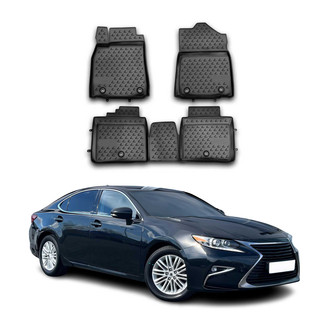 OMAC® - Classic 1st & 2nd Row Black Floor Mat Set
