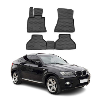 OMAC® - Classic 1st & 2nd Row Black Floor Mat Set