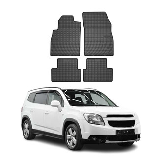 OMAC® - Classic 1st & 2nd Row Black Floor Mat Set