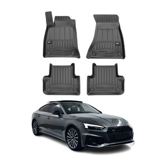 OMAC® - Premium 1st & 2nd Row Black Floor Mat Set
