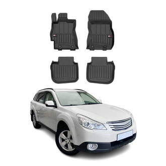 OMAC® - Premium 1st & 2nd Row Black Floor Mat Set