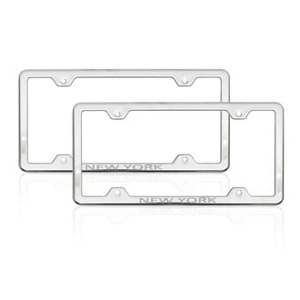 OMAC® - Chrome License Plate Frame Set