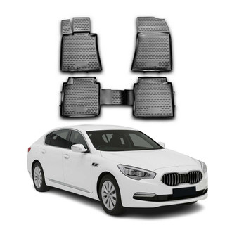 OMAC® - Classic 1st & 2nd Row Black Floor Mat Set