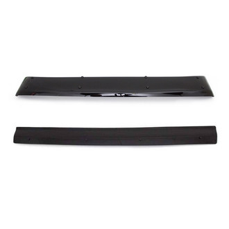 OMAC® - Black Bug Shield Hood Deflector and Windshield Sun Visor Kit