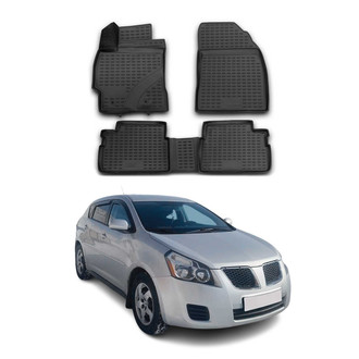 OMAC® - Classic 1st & 2nd Row Black Floor Mat Set