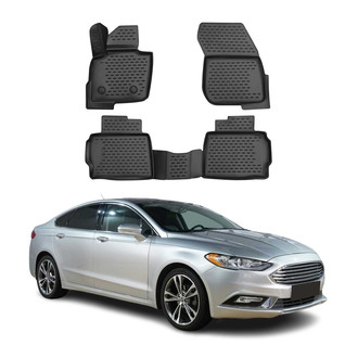 OMAC® - Classic 1st & 2nd Row Black Floor Mat Set