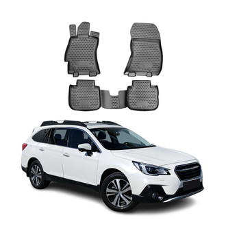 OMAC® - Classic 1st & 2nd Row Black Floor Mat Set