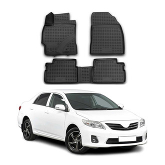 OMAC® - Classic 1st & 2nd Row Black Floor Mat Set