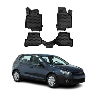 OMAC® - Classic 1st & 2nd Row Black Floor Mat Set
