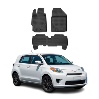 OMAC® - Classic 1st & 2nd Row Black Floor Mat Set