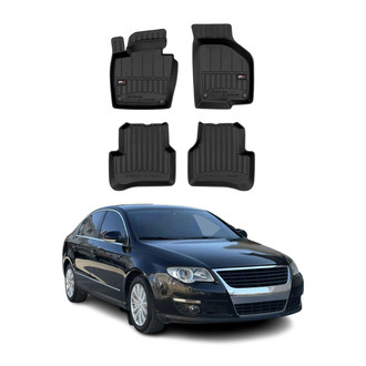 OMAC® - Premium 1st & 2nd Row Black Floor Mat Set