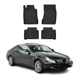 OMAC® - Premium 1st & 2nd Row Black Floor Mat Set