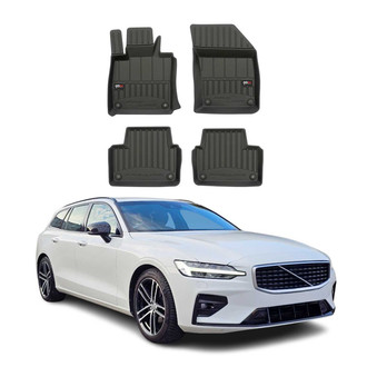 OMAC® - Premium 1st & 2nd Row Black Floor Mat Set