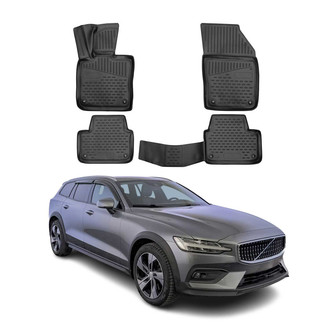 OMAC® - Classic 1st & 2nd Row Black Floor Mat Set