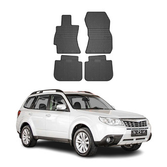OMAC® - Classic 1st & 2nd Row Black Floor Mat Set