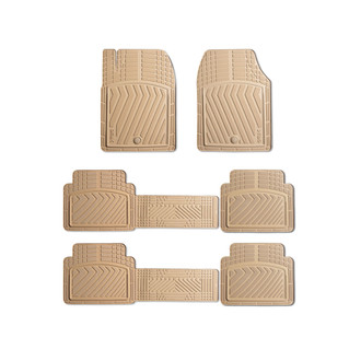 OMAC® - Basic Semi-Custom 1st & 2nd Row Beige Floor Mat Set