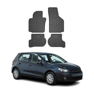 OMAC® - Classic 1st & 2nd Row Black Floor Mat Set