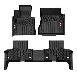 OMAC® - Texan 1st & 2nd Row Black Floor Mat Set
