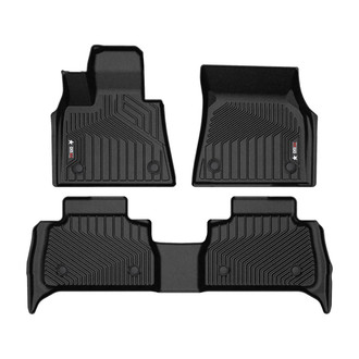 OMAC® - Texan 1st & 2nd Row Black Floor Mat Set