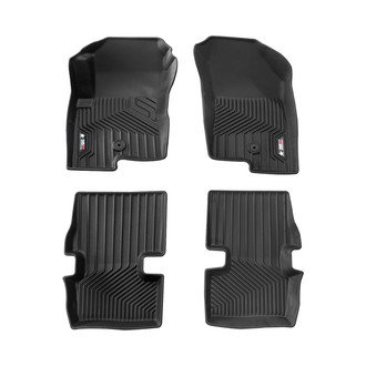 OMAC® - Texan 1st & 2nd Row Black Floor Mat Set